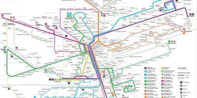 מפה של Luxembourg metro
